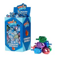 Small Metallic Dreidel Assorted Colors 100 Pack