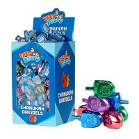 Medium Metallic Dreidel Assorted Colors 100 Pack