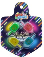 Glow In The Dark Dreidels Medium Size Multi Color 4 Pack
