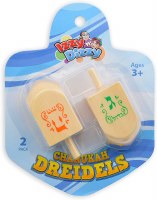 Wood Dreidels Extra Large Size 2 Pack