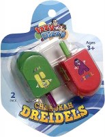 Wood Dreidels Character Print Extra Large Size 2 Pack