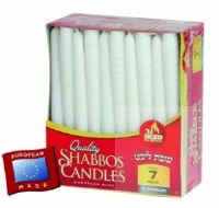 European Shabbos Candles 7 Hour Burn Time 30 Pack