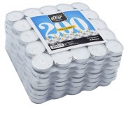 Tea Light 200 Pack 4 Hour Burn Time