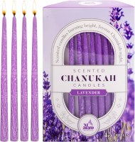 Scented Chanukah Candles Lavender Scent Purple 45 Count