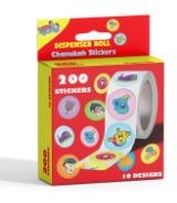 Sticker Dispenser with 200 Chanukah Theme Stickers