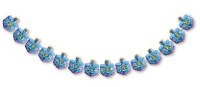 Banner Happy Chanukah Honeycomb Style