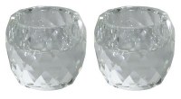 Crystal Ball Candleholders
