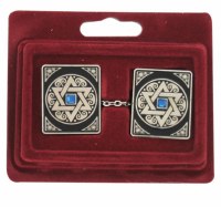 Nickel Tallis Clips with Magen David