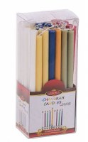 Chanukah Candles Tall Colorful 44 Count Box