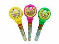 Chanukah Spin Toy Stem Filled with Candy - Assorted Colors - Single Piece
