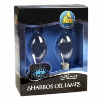 #125 Tear Drop Shape Clear Glass Style Lights - 2 Pack
