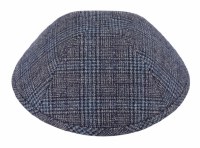 iKippah Navy and Gray Square Plaid Size 2