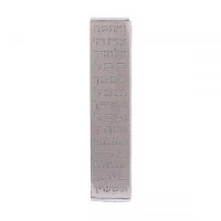 Yair Emanuel Metal Mezuzah Case Laser Cut VeAhavta Design Silver 12cm