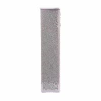 Yair Emanuel Mezuzah Case Wide Anodized Metal Cutout Pomegranate Design Silver 12cm