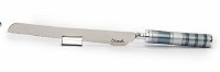 Yair Emanuel Metal Challah Knife Rings Design Gray