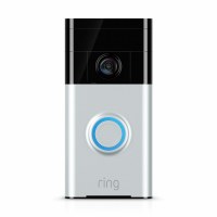 Ring Wi-Fi Enabled Video Doorbell in Satin Nickel