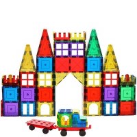 Magnetic Stick N Stack Tiles 120 Pieces