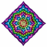 Sukkah Star Sukkah Decoration and Craft Kit Kaleidoscope