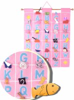 ABC Wall Hanging -- Pink