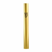 Golden Aluminum Mezuzah Case Small 12cm