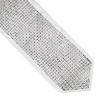 Atara Silver Colored Large Rhinestones Design