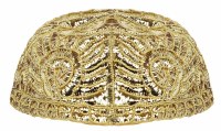 Yarmulka Gold Atarah Style
