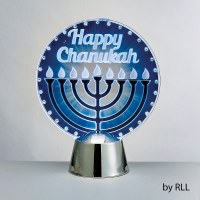 Chanukah LED Light Up Decoration Menorah Design