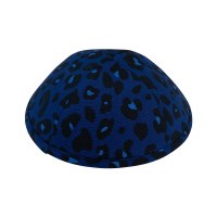 iKippah Leopard Blue Size 4