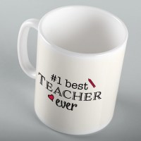 #1 Best Teacher Ever Mug 11 oz