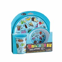 Brachos Melamine Plate Bowl and Cup Set