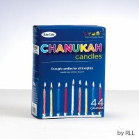 Chanukah Candles Multicolored