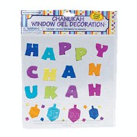 Chanukah Window Gel Decorations
