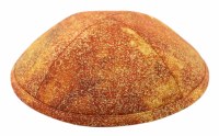 Cool Kippah Orange Spark Suit Material 4 Part 21cm