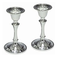 Candlesticks Silver Plated Skinny Stems