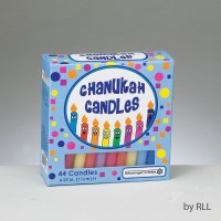 Chanukah Candles - Fun Multi Colors