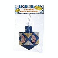 Chanukah Dreidel Glitter Decoration