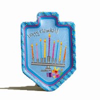 "Chanukah Sparkle"TM Melamine Draydel Tray - 12"