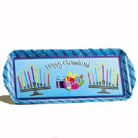"Chanukah Sparkle"TM Melamine Rectangular Tray - 15"
