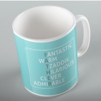 Jewish Phrase Mug Father Acrostic 11oz