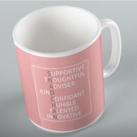 Jewish Phrase Mug Shadchan Acrostic 11oz