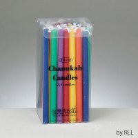 Deluxe Chanukah Candles - Assorted Colors