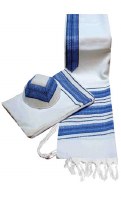 Carmel Tallis Size 18 in Blue Shades with Matching Bag 18" x 72"