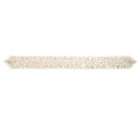Yair Emanuel Embroidered Atara Pomegranate Design with Blessing and 4 Matching Corners - Silver