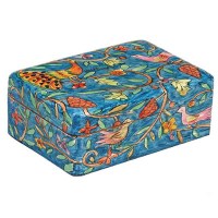 Yair Emanuel Medium Wooden Jewelry Box - Peacock
