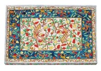 Yair Emanuel Challah Board with Lucite Protector - Oriental