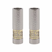 Candlesticks Silver Round Shaped Designed by Yair Emanuel