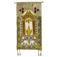 Yair Emanuel Wall Hanging Im Eshkachech Yerushalayim - Gold