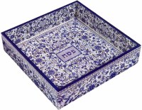 Yair Emanuel Square Matzah Tray - Blue