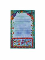 Yair Emanuel Small Magnetic Notepad - Flowers