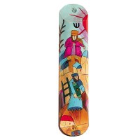 Yair Emanuel Round Wooden Mezuzah 15cm - Torah